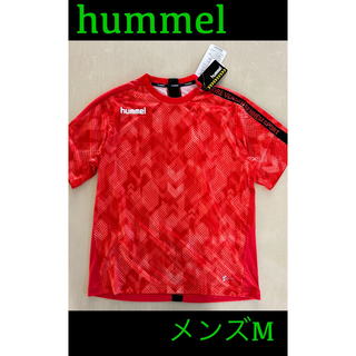 ヒュンメル(hummel)の新品タグ付き　メンズM ヒュンメル プラクティスシャツ 半袖(オレンジ)(ウェア)