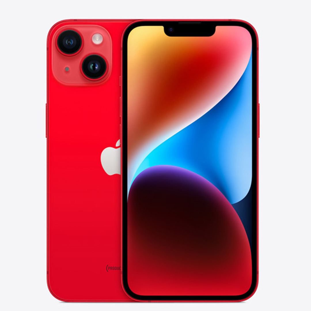 バッテリー90%以上  iPhone14 128GB RED SIMフリー 本体 スマホ アイフォン アップル apple  【送料無料】 ip14mtm2269bスマホ/家電/カメラ