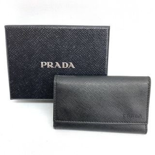 プラダ(PRADA)の★PRADA プラダ サフィアーノレザー 6連キーケース 2M0025 ブラック(キーケース)