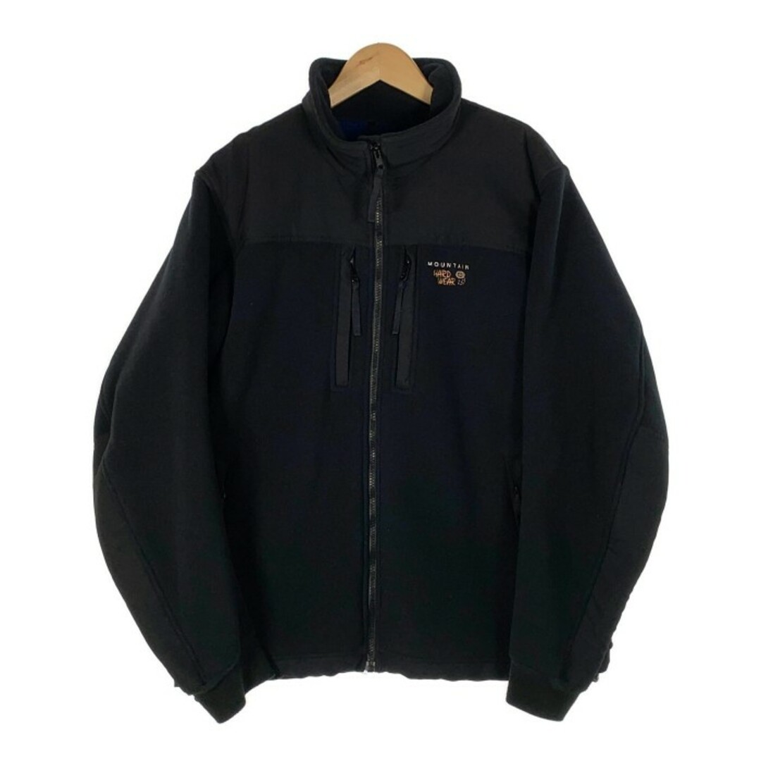 MOUNTAIN HARD WEAR マウンテンハードウェア ジップアップ フリースジャケット ブラック Size Lジャケット/アウター