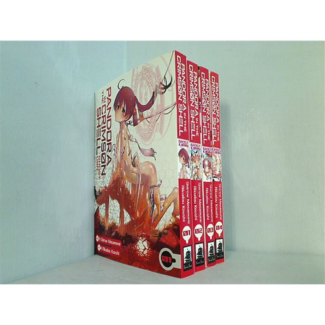 Pandora in the Crimson Shell: Ghost Urn Shirow Masamune 紅殻のパンドラ 六道神士 １巻-４巻。 エンタメ/ホビーの本(洋書)の商品写真