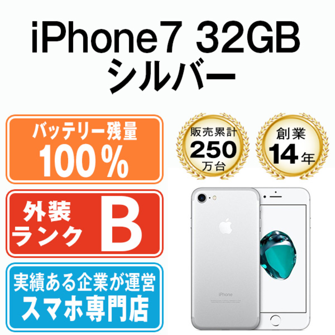 スマートフォン本体iPhone7 Plus 32GB シルバー　SIMフリー