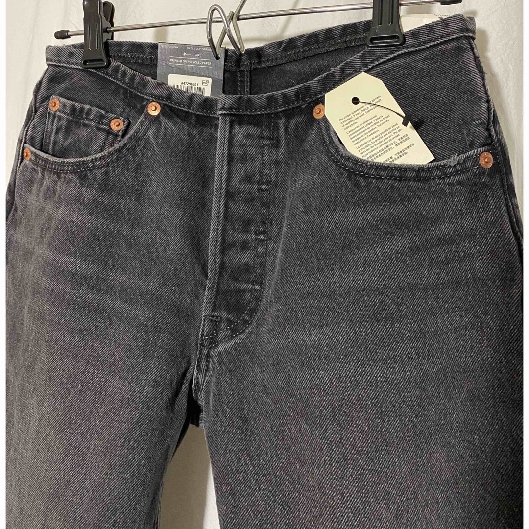 Levi's(リーバイス)のリーバイス 501(R)ジーンズ MINI WAIST ブラック WORN IN レディースのパンツ(デニム/ジーンズ)の商品写真