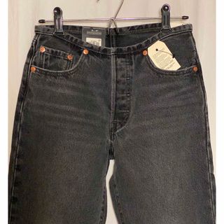 リーバイス(Levi's)のリーバイス 501(R)ジーンズ MINI WAIST ブラック WORN IN(デニム/ジーンズ)