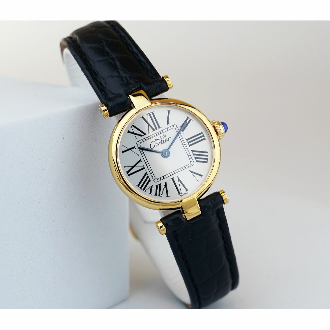 Cartier(カルティエ)の美品 カルティエ マスト ヴァンドーム オパラン ローマン SM Cartier レディースのファッション小物(腕時計)の商品写真