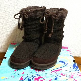 スケッチャーズ(SKECHERS)のSKECHERS スケッチャーズ ニットブーツ （25cm）(ブーツ)