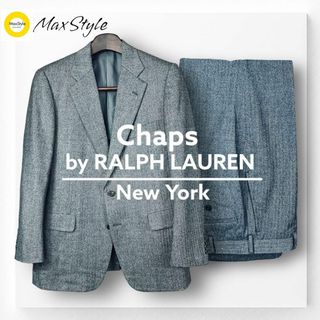 CHAPS - 【チャップス】ラルフローレン スーツ セットアップ グレー L ヘリンボーン