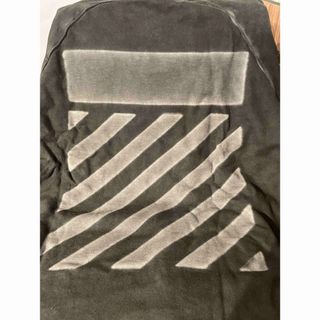 オフホワイト(OFF-WHITE)の正規品　OFF-WHITE Garment Dyed スウェット　XXL(スウェット)