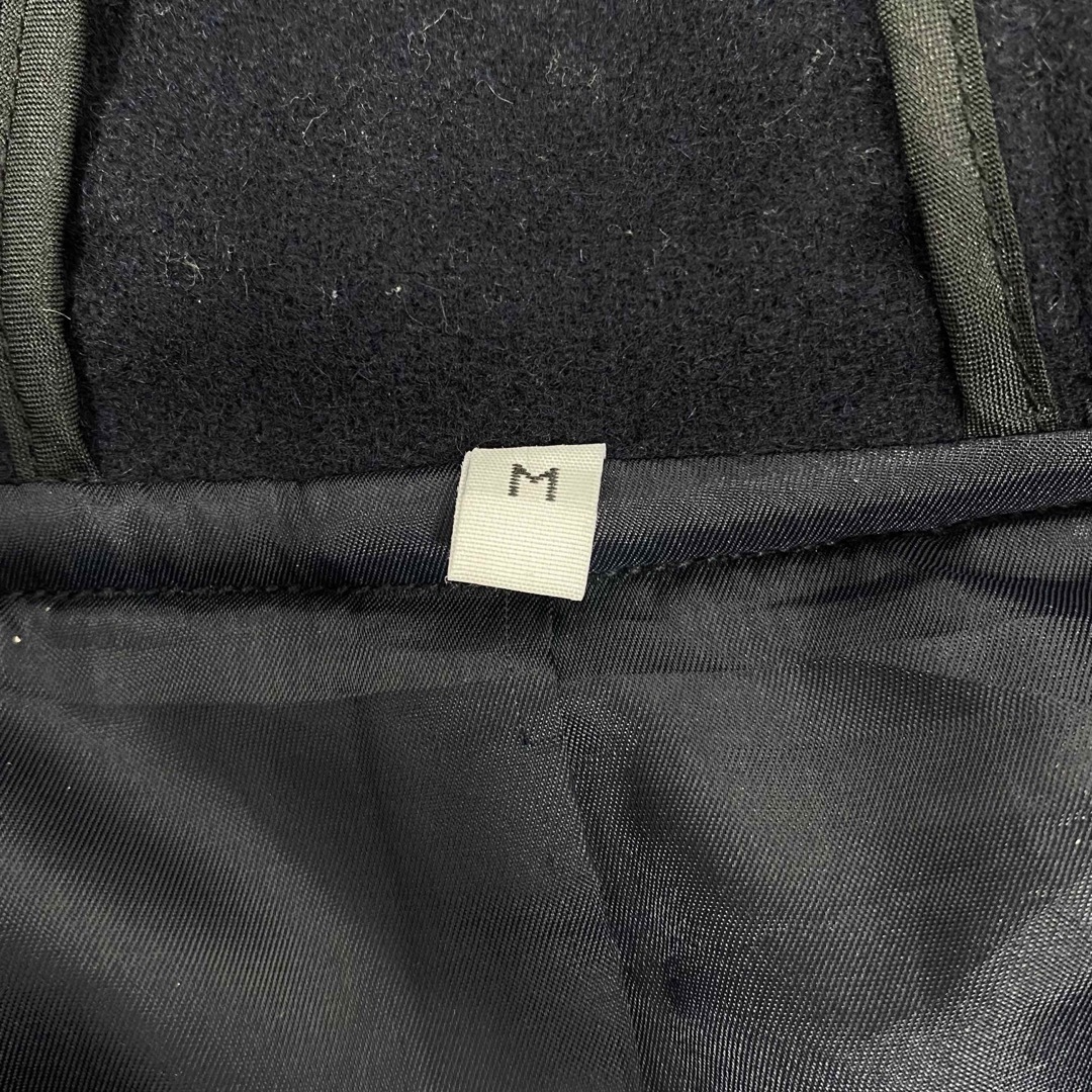 MUJI (無印良品)(ムジルシリョウヒン)の無印良品 ダッフルコート ネイビー M 無印 MUJI ダッフル レディースのジャケット/アウター(ダッフルコート)の商品写真
