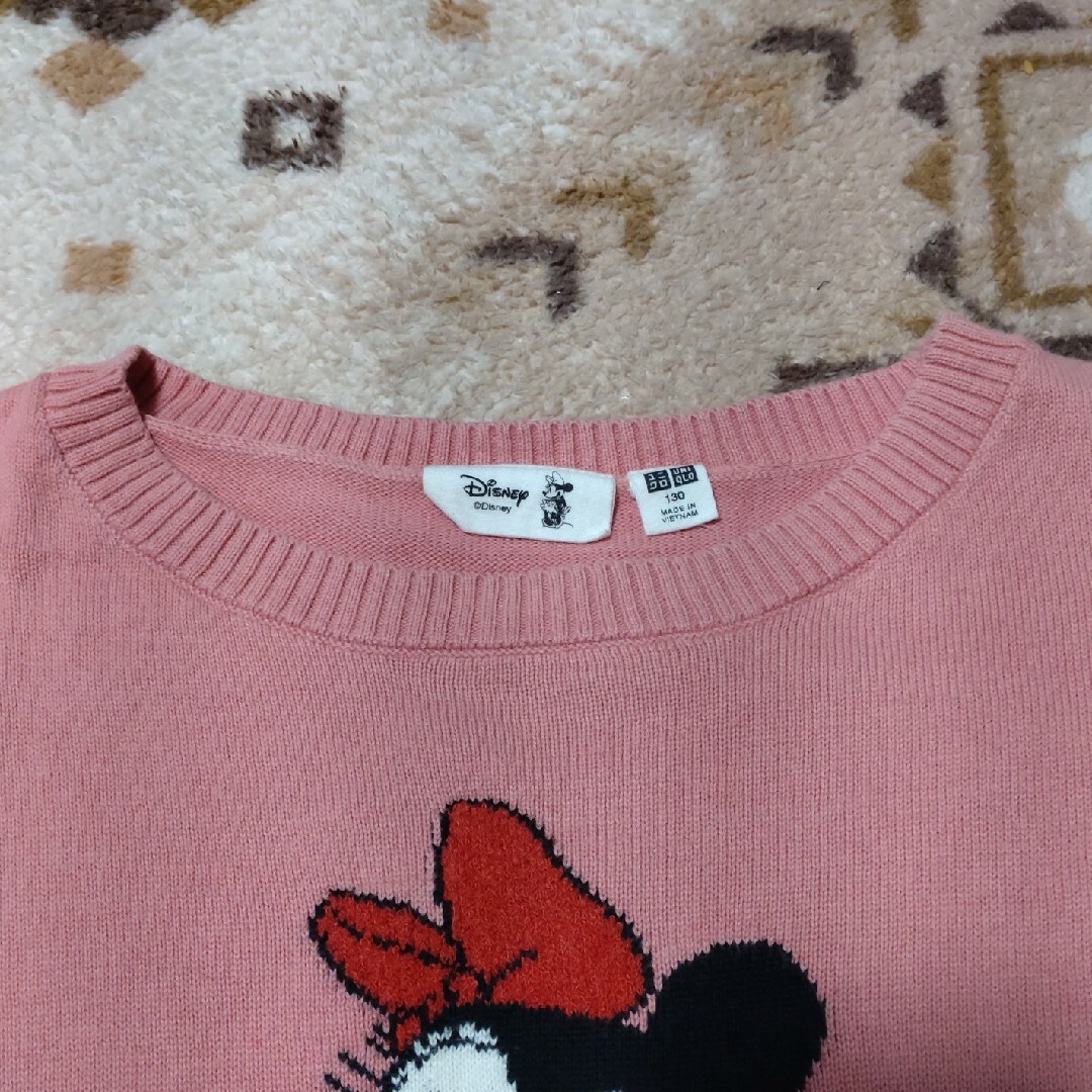 UNIQLO(ユニクロ)のユニクロ　セーター　☆サイズ130☆ キッズ/ベビー/マタニティのキッズ服女の子用(90cm~)(ニット)の商品写真