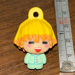 キメツノヤイバ(鬼滅の刃)の鬼滅の刃 我妻善逸 フィギュア マスコット キーホルダー(キャラクターグッズ)