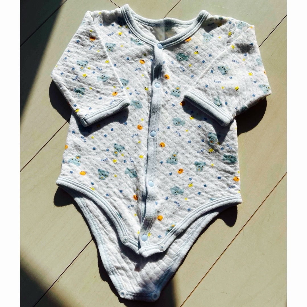 babyGAP(ベビーギャップ)の冬用肌着 70cm80cm 3枚セット キッズ/ベビー/マタニティのベビー服(~85cm)(肌着/下着)の商品写真