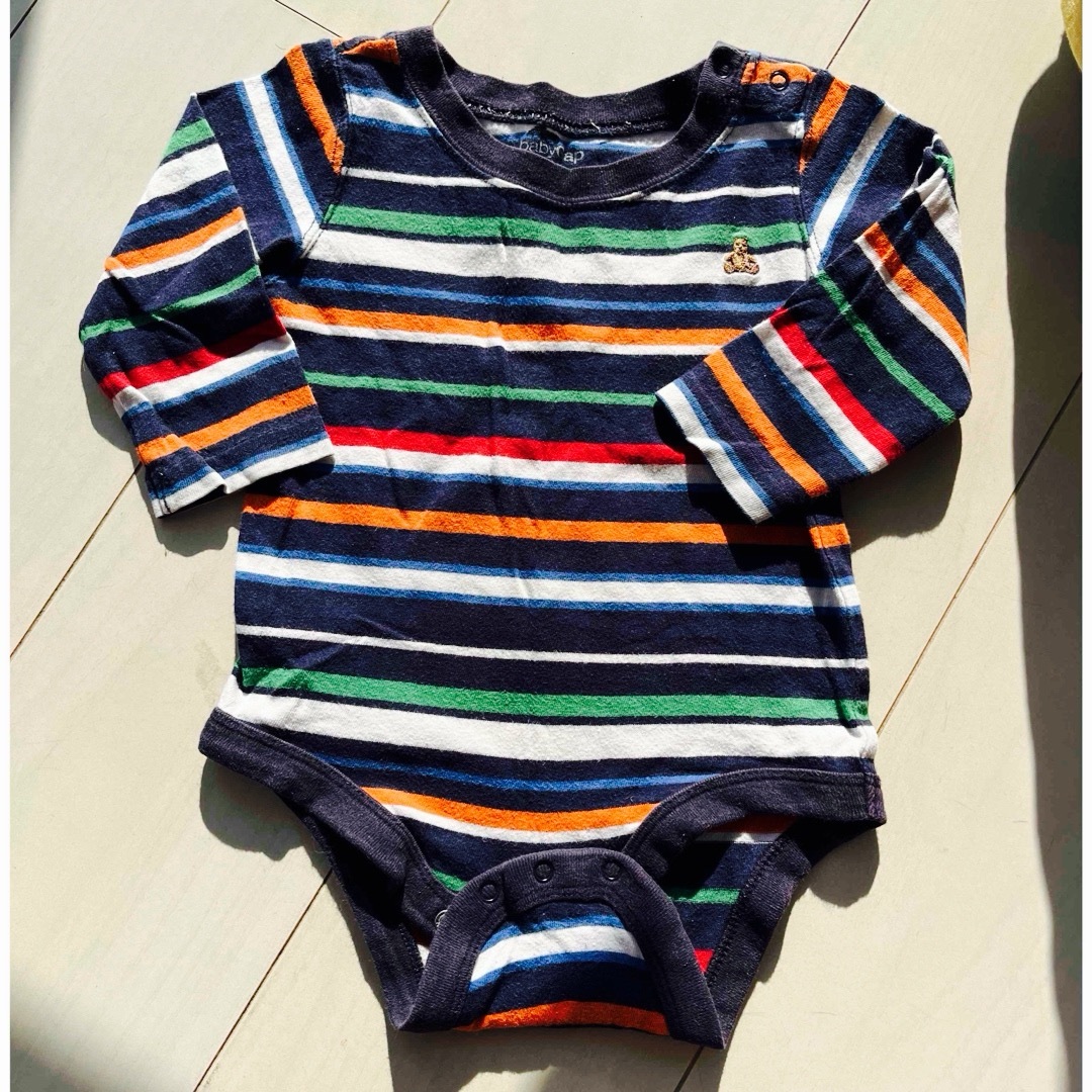 babyGAP(ベビーギャップ)の冬用肌着 70cm80cm 3枚セット キッズ/ベビー/マタニティのベビー服(~85cm)(肌着/下着)の商品写真