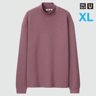 ユニクロ(UNIQLO)の【新品未使用‼️】UNIQLO U　モックネックプルオーバー　"XL"(スウェット)