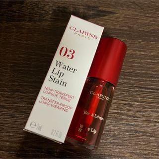 クラランス(CLARINS)のクラランス　ウォーターリップステイン　03  レッドウォーター(口紅)