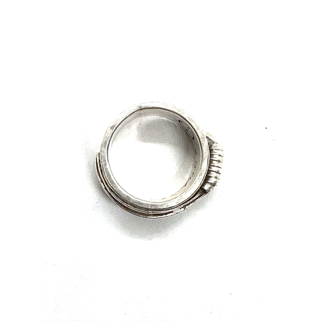 silver製 重厚フェザー ネイティブデザインシルバーリングL468 メンズのアクセサリー(リング(指輪))の商品写真