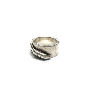 silver製 重厚フェザー ネイティブデザインシルバーリングL468(リング(指輪))