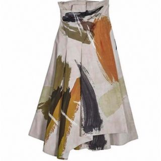 Ameri VINTAGE - 【白石麻衣着用】アメリ TWIN LILY OVERLAP SKIRT の