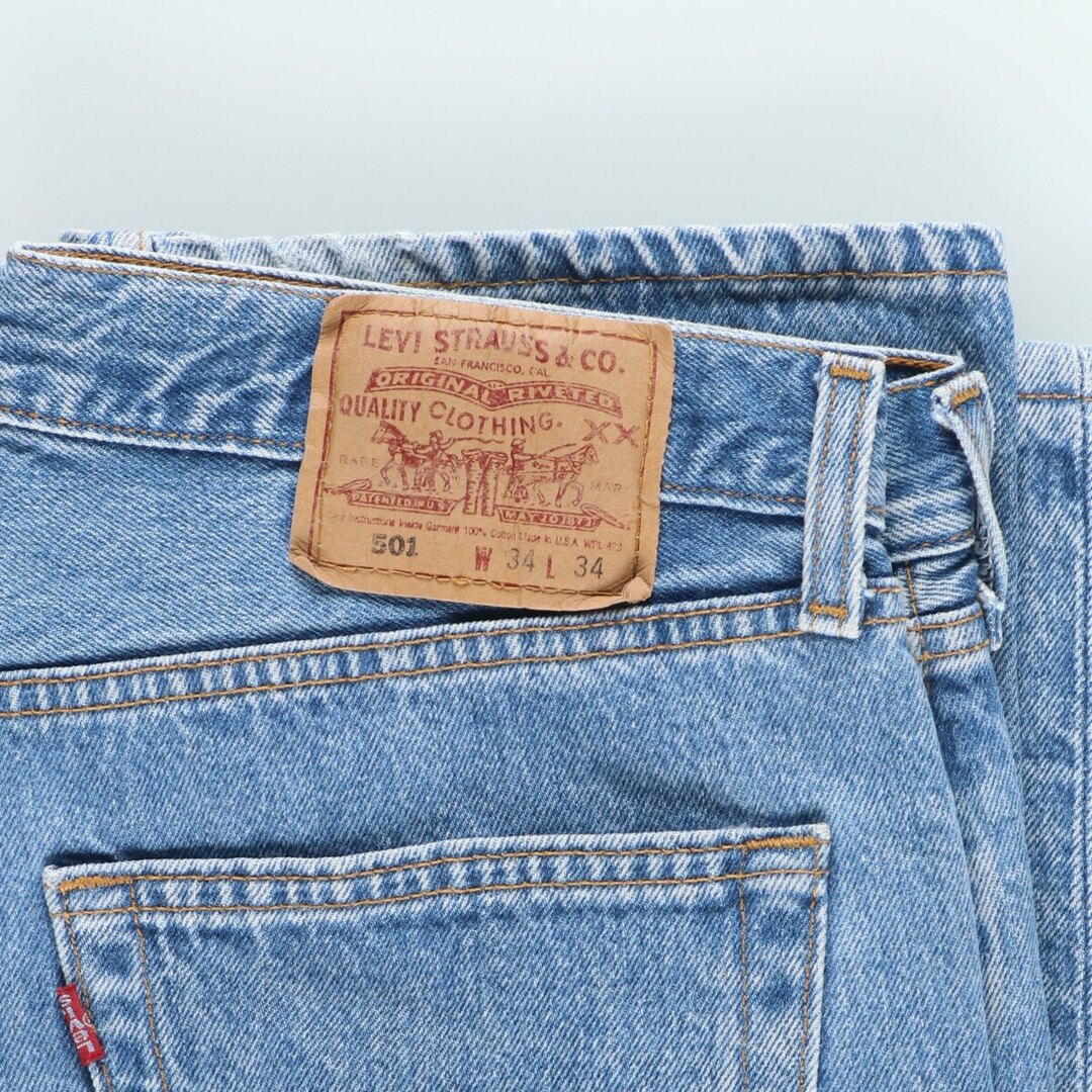 Levi's(リーバイス)の古着 90年代 リーバイス Levi's 501-0193 ストレートデニムパンツ USA製 メンズw34 ヴィンテージ /eaa394449 メンズのパンツ(デニム/ジーンズ)の商品写真