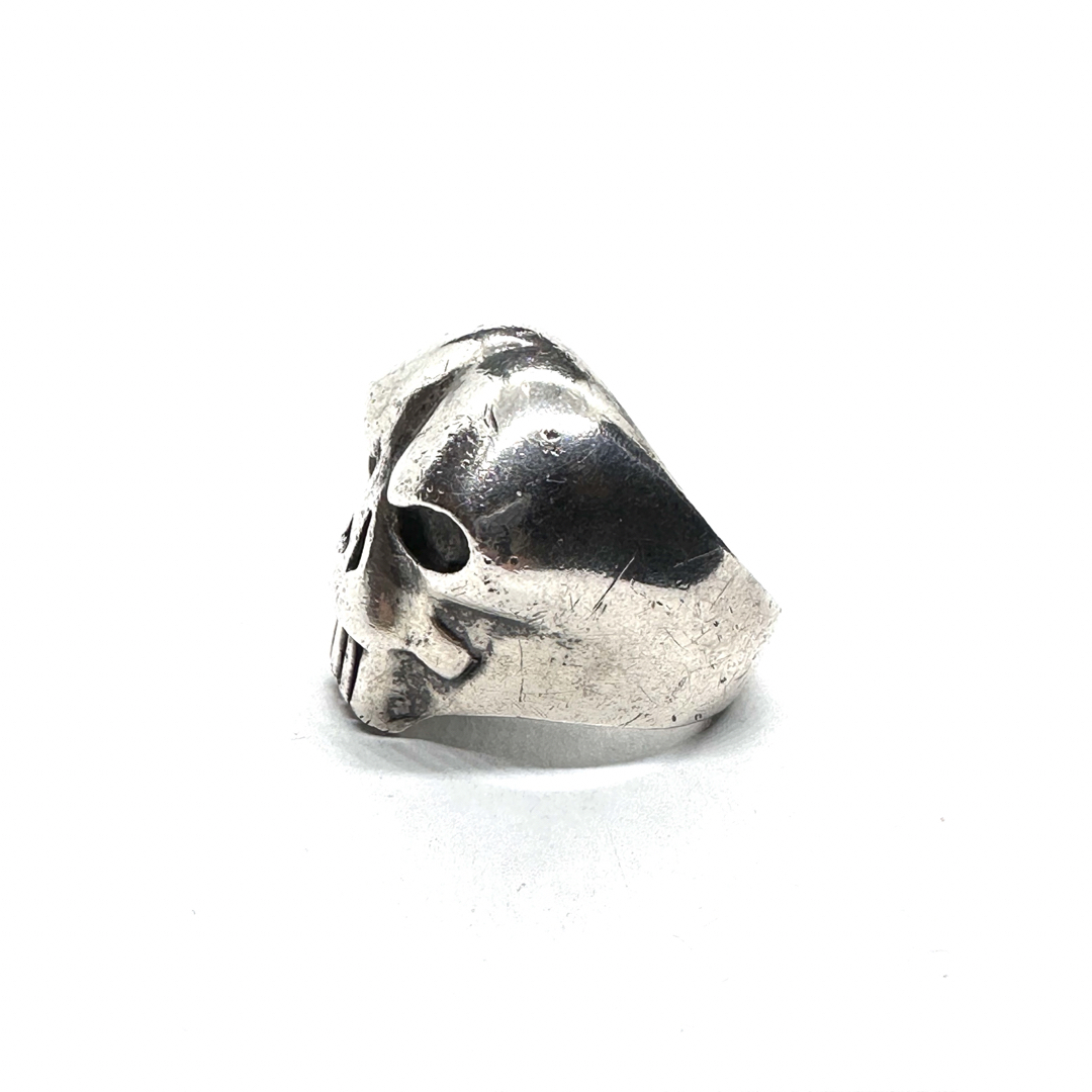 ヴィンテージ silver925 パニッシャー　スカルデザインリングL470 メンズのアクセサリー(リング(指輪))の商品写真