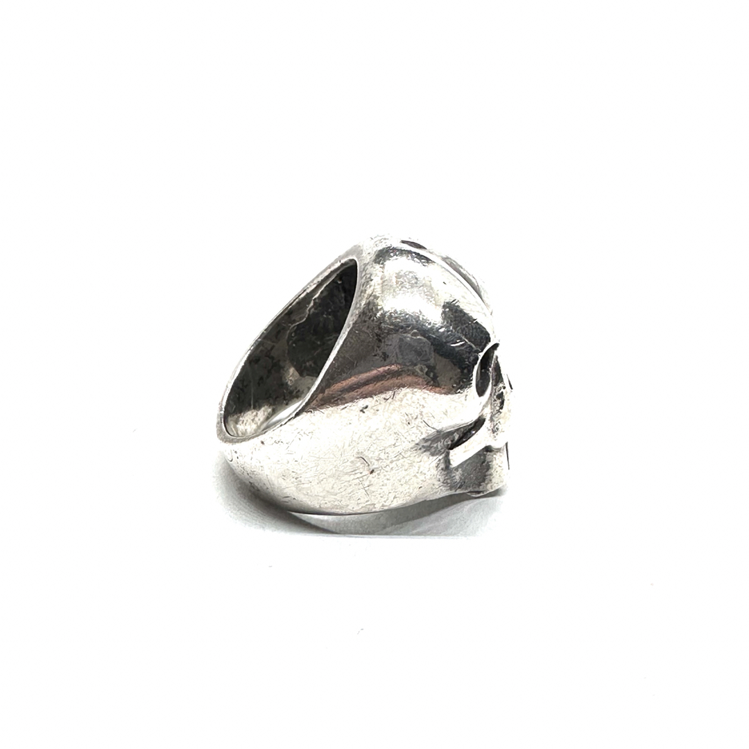 ヴィンテージ silver925 パニッシャー　スカルデザインリングL470 メンズのアクセサリー(リング(指輪))の商品写真