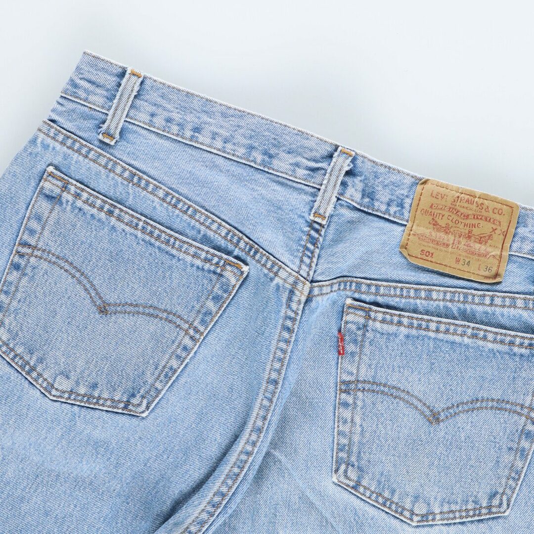 Levi's(リーバイス)の古着 ~00年代 リーバイス Levi's リーバイス501 ストレートデニムパンツ USA製 メンズw34 /eaa394434 メンズのパンツ(デニム/ジーンズ)の商品写真