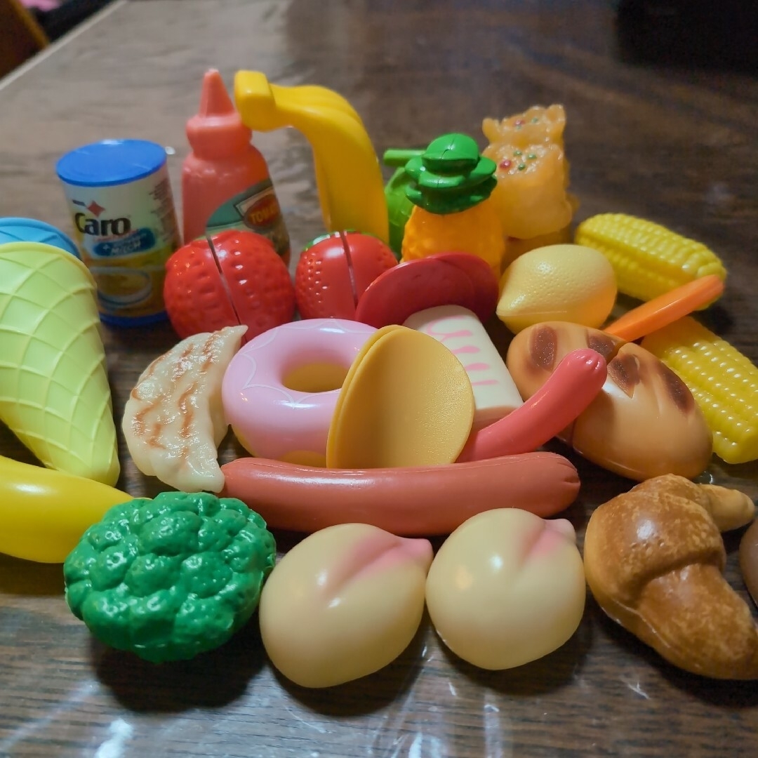 ままごと　食品セット キッズ/ベビー/マタニティのおもちゃ(その他)の商品写真