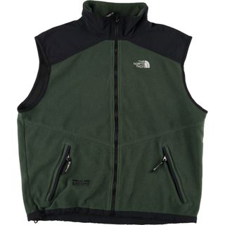 ザノースフェイス(THE NORTH FACE)の古着 90年代 ザノースフェイス THE NORTH FACE ナイロン×フリースベスト メンズXL ヴィンテージ /eaa383082(ベスト)