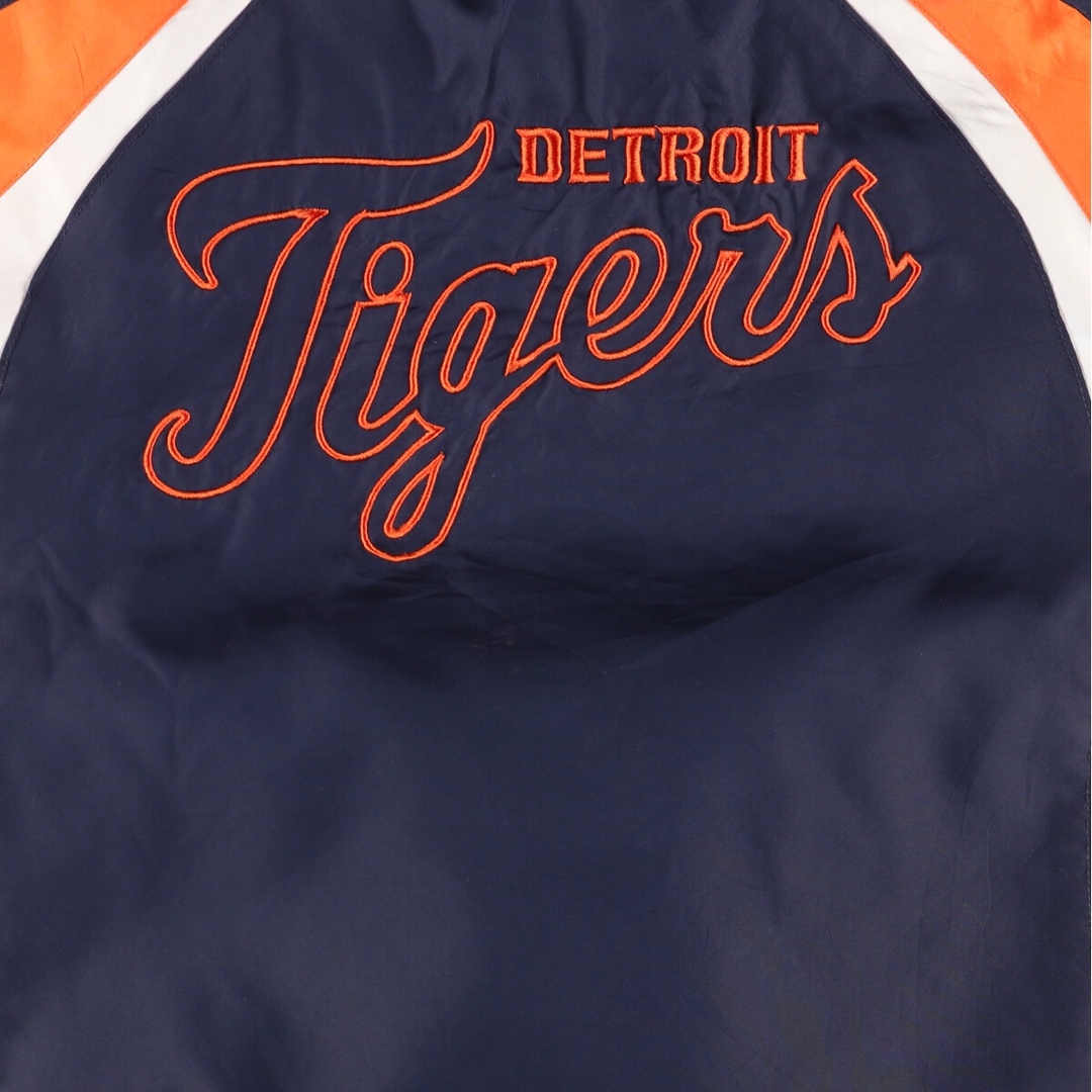 古着 GENUINEMERCHANDISE MLB DETROIT TIGERS デトロイトタイガース ウォームアッププルオーバー メンズL /eaa383066 メンズのジャケット/アウター(ナイロンジャケット)の商品写真