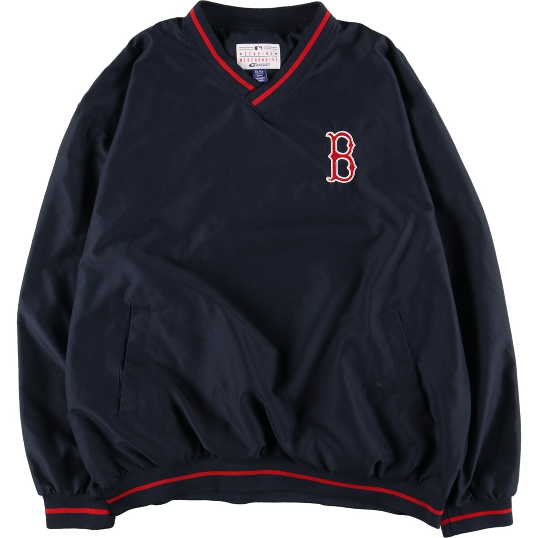 GENUINEMERCHANDISE MLB BOSTON REDSOX ボストンレッドソックス ウォームアッププルオーバー メンズXL /eaa383069XLEX着丈