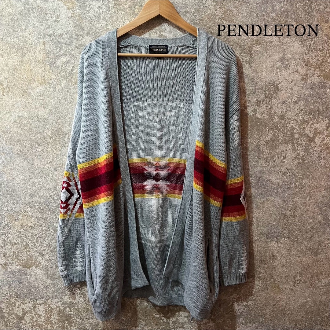 PENDLETON(ペンドルトン)のPENDLETON ペンドルトン ノルディック柄 コットンカーディガン メンズのトップス(カーディガン)の商品写真