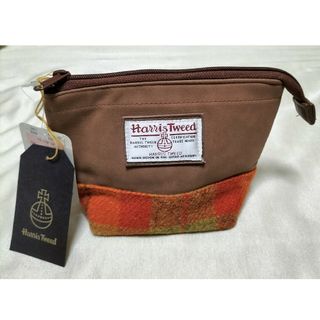 ハリスツイード(Harris Tweed)の新品タグ付き  ハリスツイードポーチ(ポーチ)