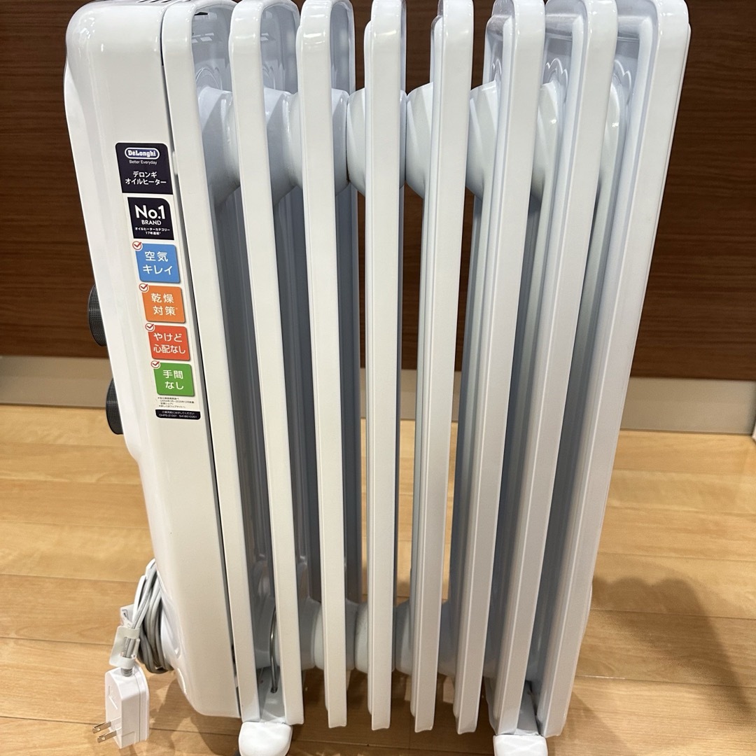 美品】デロンギオイルヒーターRHJ35M0812-DG タイマー付き 美品】デロンギオイルヒーターRHJ35M0812-DG タイマー付き