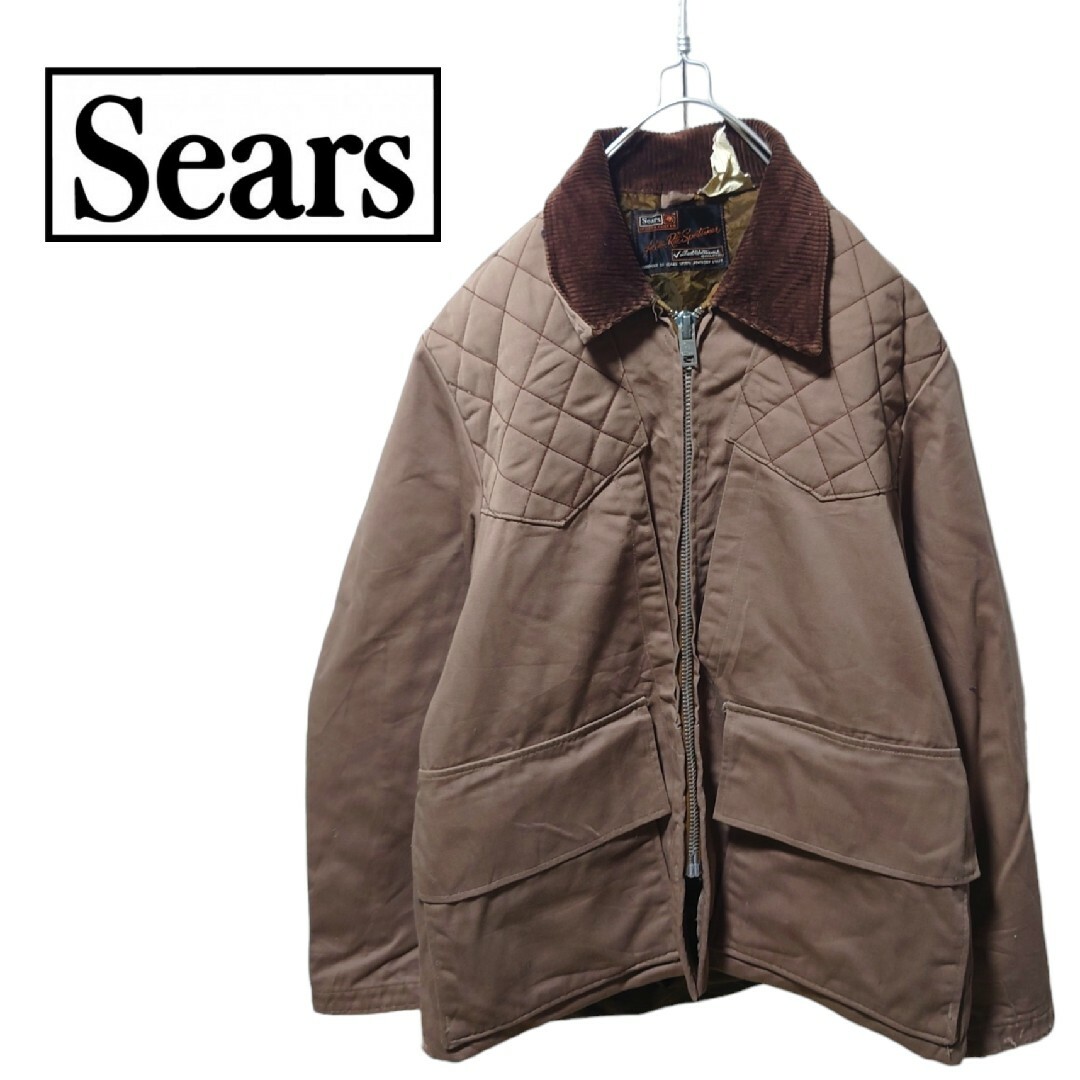【Sears】60〜70's ガンパッチ付き ハンティングジャケット A153660〜70