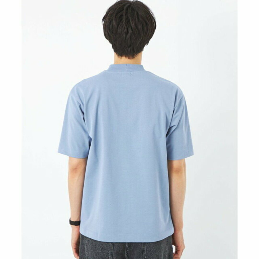 UNITED ARROWS green label relaxing(ユナイテッドアローズグリーンレーベルリラクシング)の【LT.BLUE】GIZA モックネック カットソー メンズのトップス(Tシャツ/カットソー(半袖/袖なし))の商品写真