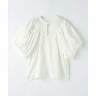 ユナイテッドアローズグリーンレーベルリラクシング(UNITED ARROWS green label relaxing)の【WHITE】<EMMEL REFINES>EM ギャザー バルーン 2WAY ブラウス(シャツ/ブラウス(長袖/七分))