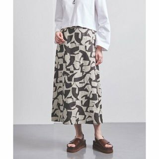 ユナイテッドアローズ(UNITED ARROWS)の【DK.BROWN】プリント Aライン スカート(その他)