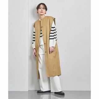 ユナイテッドアローズ(UNITED ARROWS)の【BEIGE】C ノーカラー ロングベスト(その他)