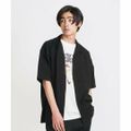 【BLACK】<info. BEAUTY&YOUTH> ローンストライプ オープ