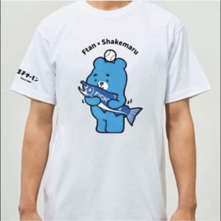 【非売品・新品・プレミア品】えふたん×しゃけまる  Tシャツ(記念品/関連グッズ)