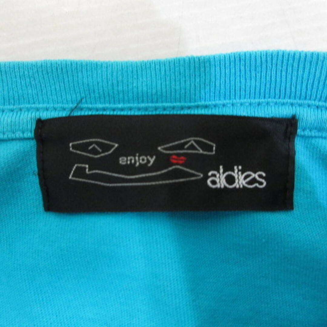 aldies(アールディーズ)のアールディーズ ALDIES T 半袖 ビッグ Tシャツ F ブルー 青 メンズのトップス(Tシャツ/カットソー(半袖/袖なし))の商品写真