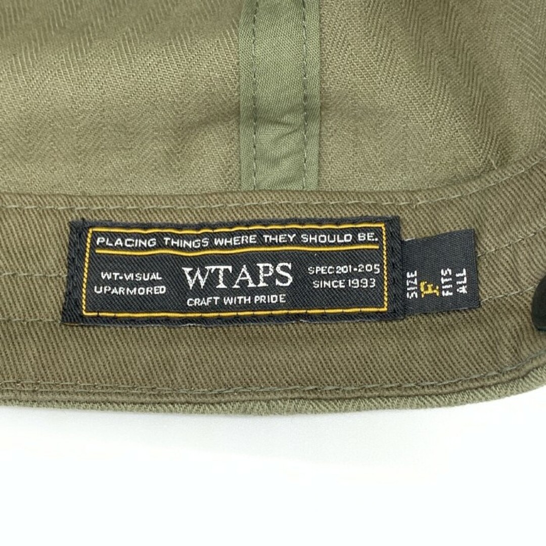 W)taps(ダブルタップス)のWTAPS ダブルタップス 16AW A-3 01 ヘリンボーンキャップ オリーブ 162MYDT-HT03 メンズの帽子(キャップ)の商品写真