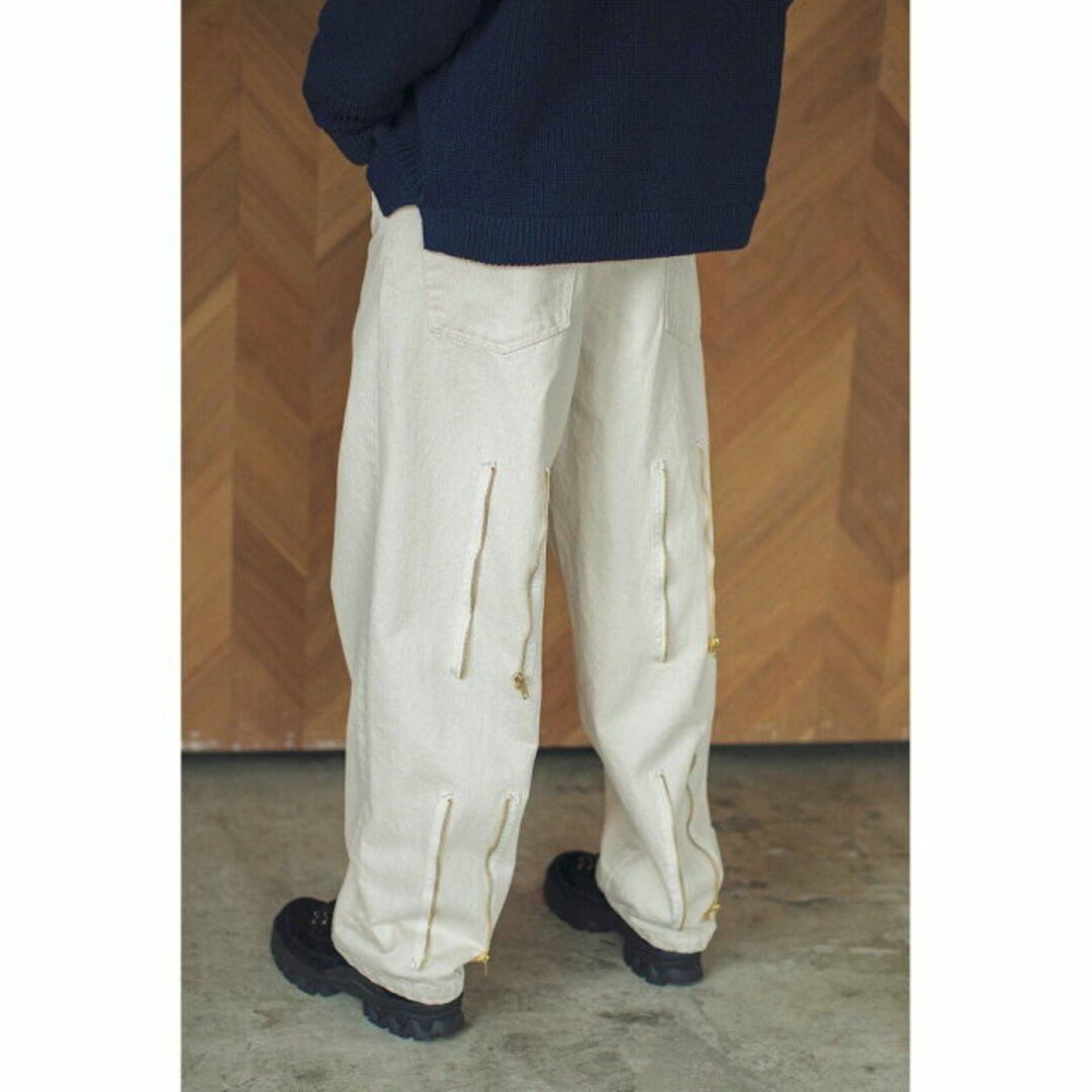 BEAUTY&YOUTH UNITED ARROWS(ビューティアンドユースユナイテッドアローズ)の【NATURAL】<monkey time> DENIM WIDE BONDAGE PANTS/デニムパンツ メンズのパンツ(その他)の商品写真