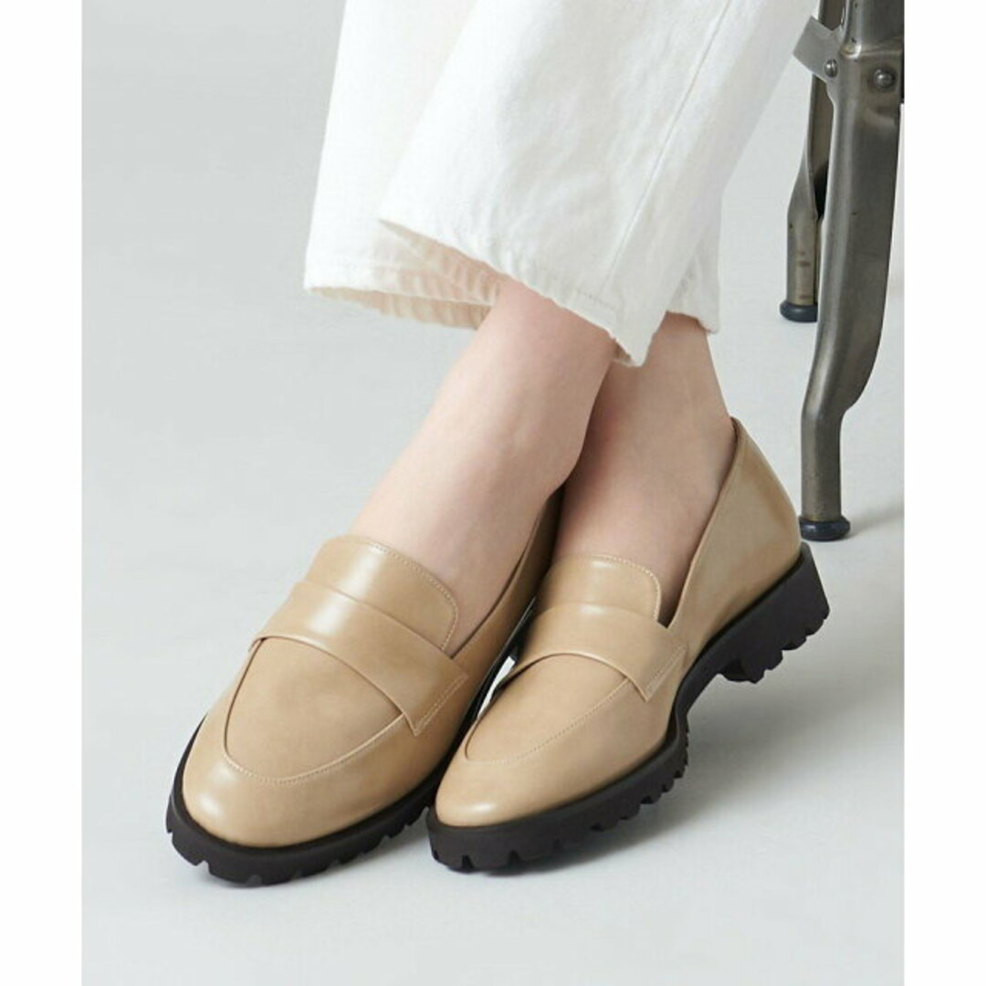 Odette e Odile(オデットエオディール)の【BEIGE】R プレーンローファーフラット30◎ レディースの靴/シューズ(レインブーツ/長靴)の商品写真