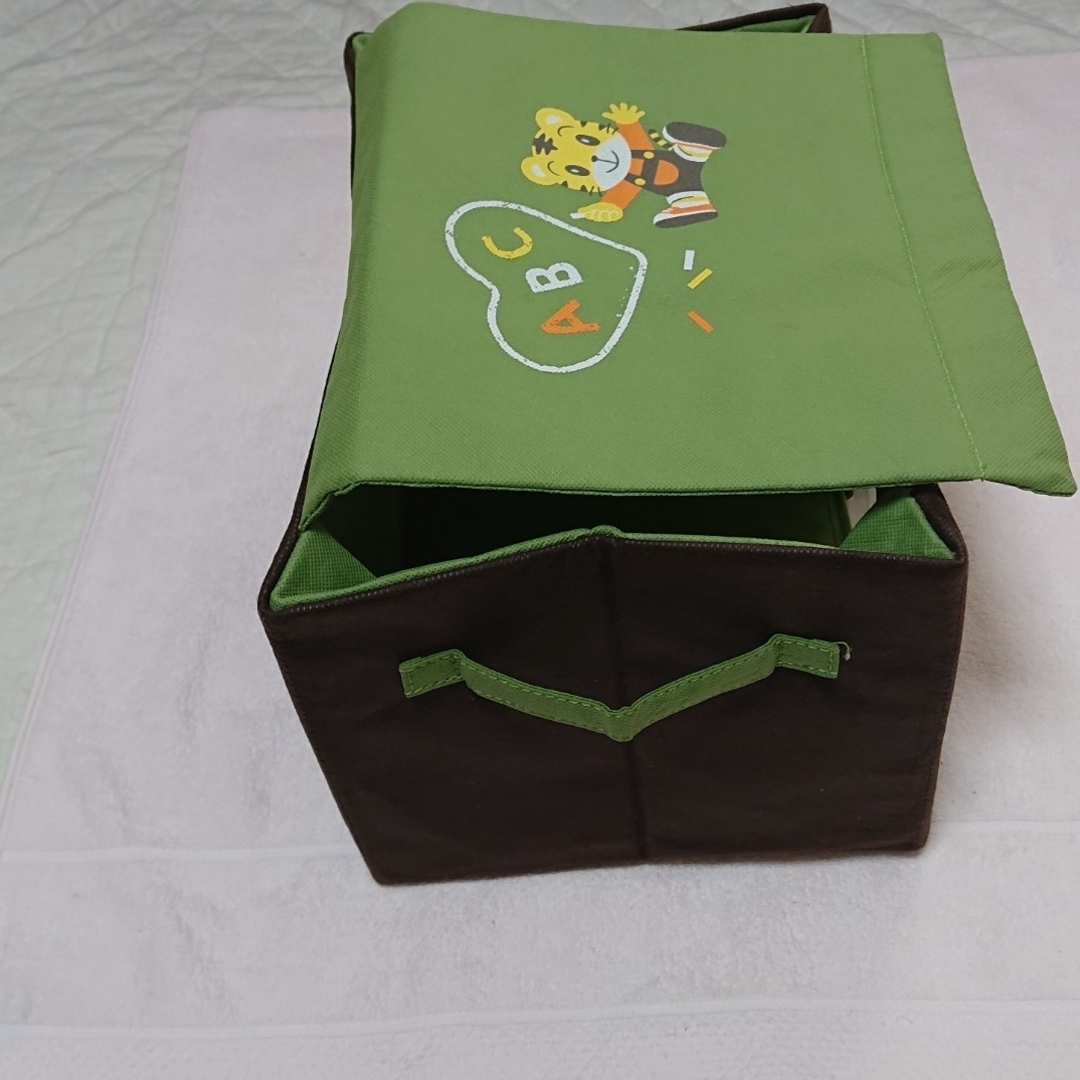 Benesse(ベネッセ)の【しまじろう】お片付け ボックス BOX 収納 緑色 インテリア/住まい/日用品の収納家具(ケース/ボックス)の商品写真