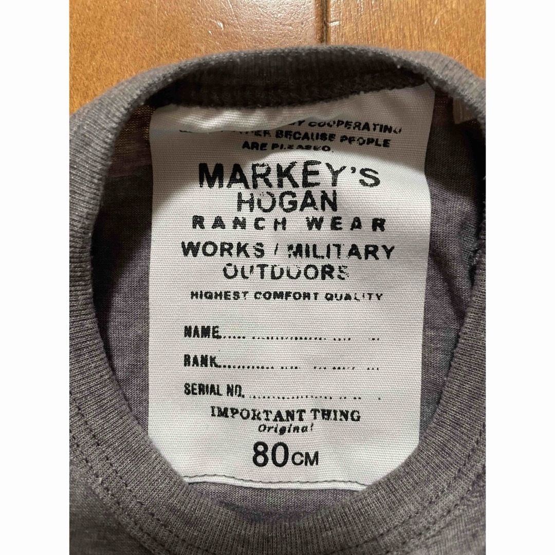 MARKEY'S(マーキーズ)のマーキーズ　Tシャツ 80 キッズ/ベビー/マタニティのベビー服(~85cm)(Ｔシャツ)の商品写真