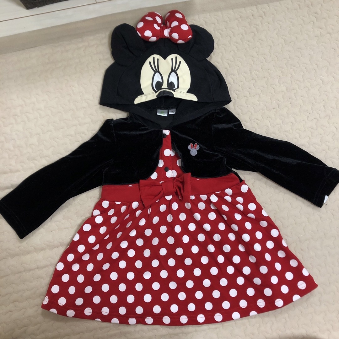 Disney(ディズニー)のミニー　ワンピース　着ぐるみ　95センチ キッズ/ベビー/マタニティのキッズ服女の子用(90cm~)(ワンピース)の商品写真