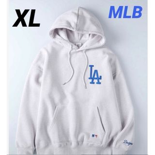 メジャーリーグベースボール(MLB)の【新品】MLB ドジャース　パーカー　スウェット　刺繍ロゴ　裏起毛　大谷翔平　(パーカー)