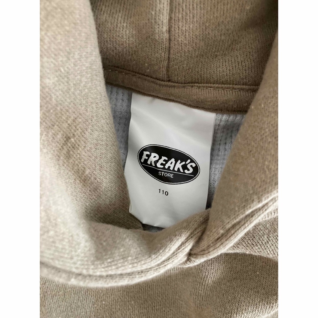 FREAK'S STORE(フリークスストア)のフリークス ビッグシルエット サーマルレイヤード プルオーバーパーカー キッズ/ベビー/マタニティのキッズ服男の子用(90cm~)(Tシャツ/カットソー)の商品写真