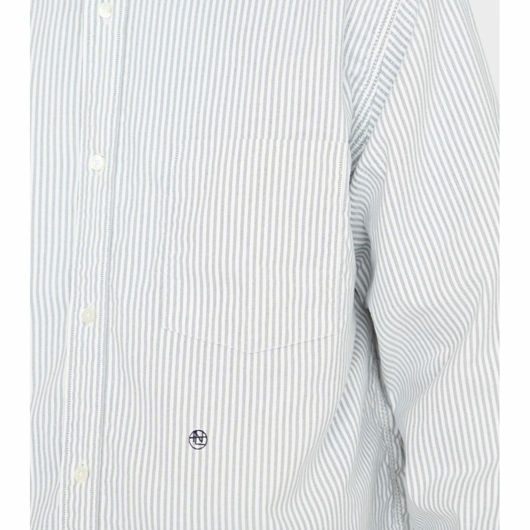 nanamica(ナナミカ)の新品　ナナミカ　Button Down Stripe Wind Shirt メンズのトップス(シャツ)の商品写真